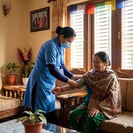 Nursing Care At Home in Nepal