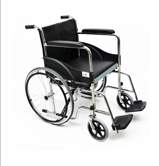 MEDE-MOVE Foldable Commode Wheelchair 0